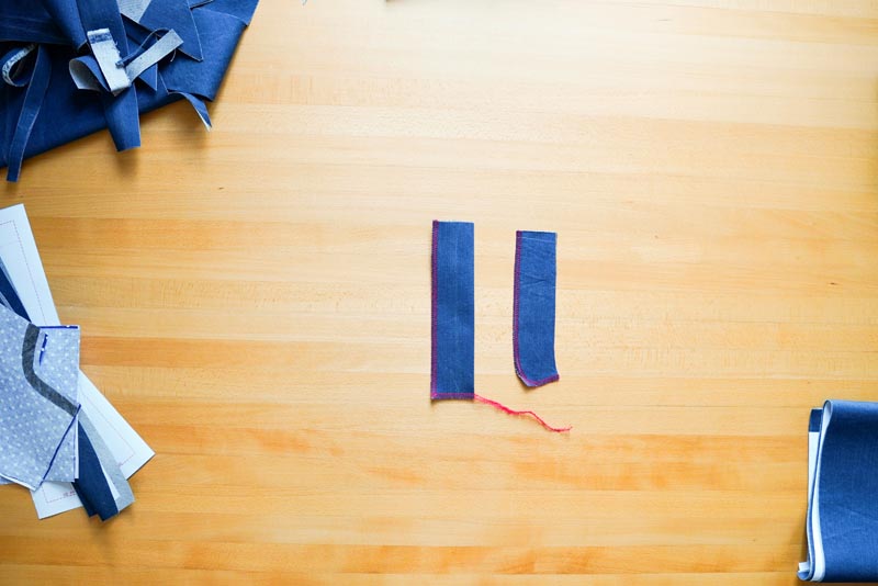 Jak ušít džíny - drobná příprava před šitím
