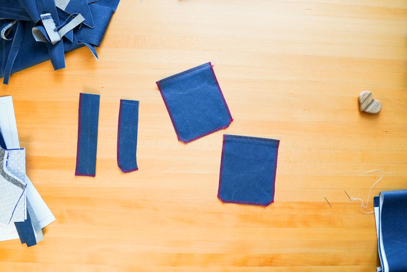 Jak ušít džíny - kapsy