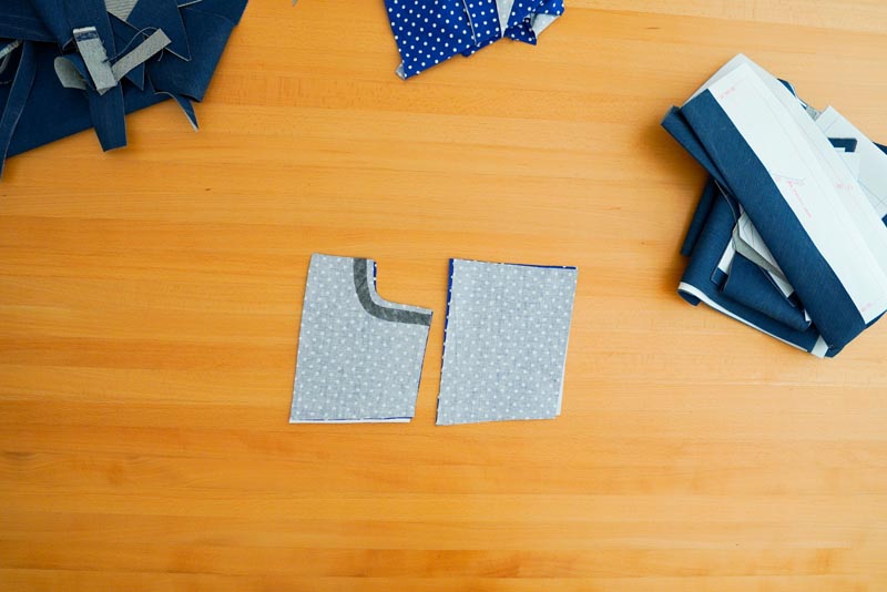 Jak ušít džíny - vyztužení