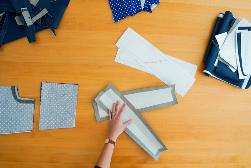 Jak ušít džíny - vyztužení