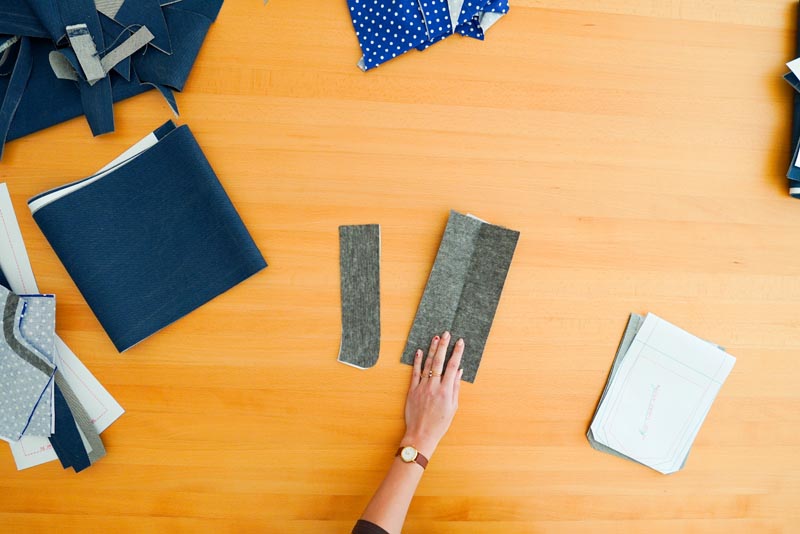 Jak ušít džíny - vyztužení