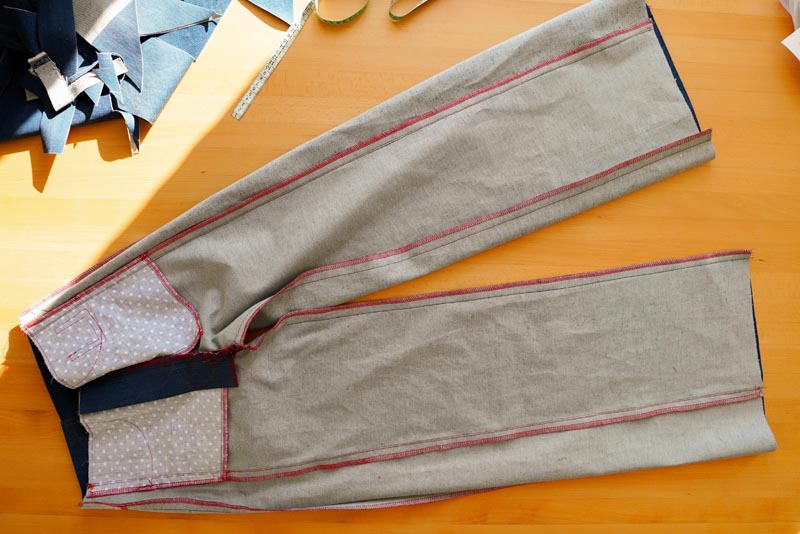 Jak ušít džíny - krokový šev