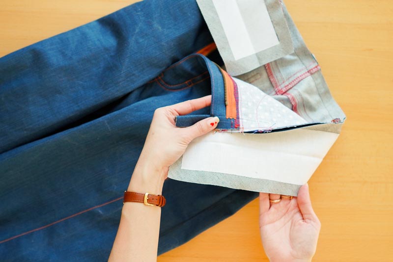 Jak ušít džíny - pásek