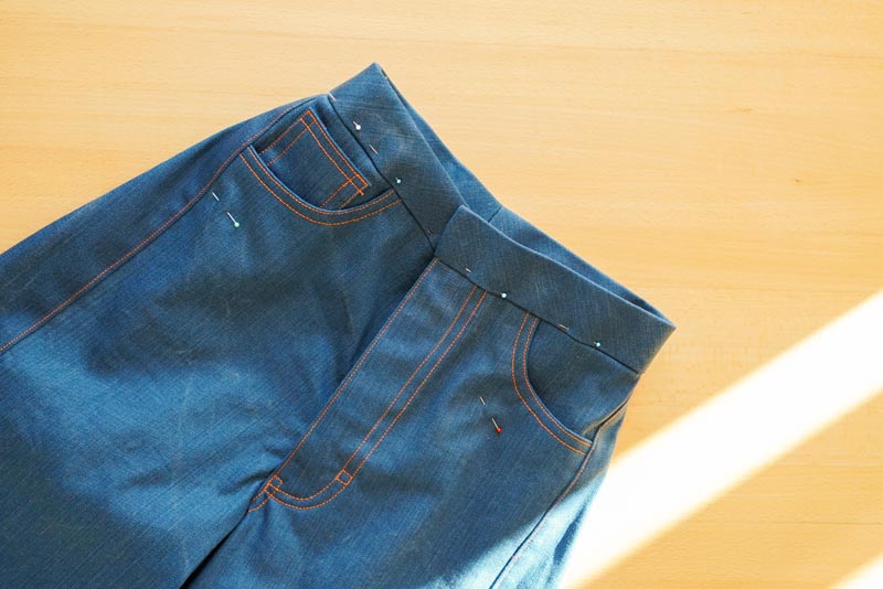 Jak ušít džíny - pásek