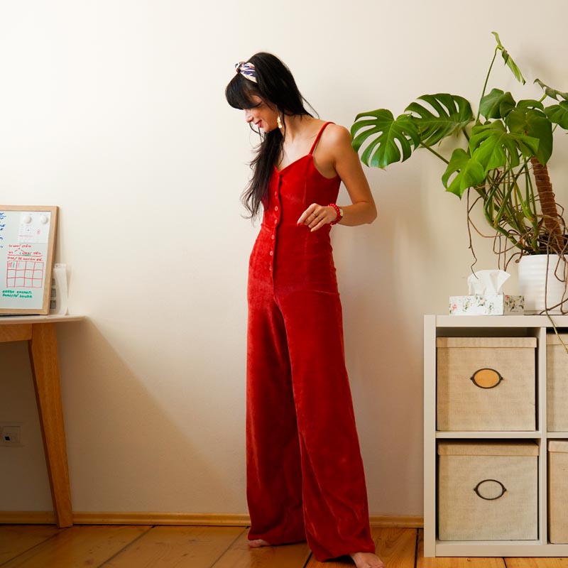 Střih a návod jak ušít dámský overal