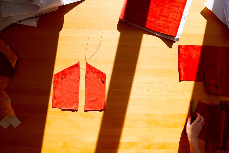 Jak ušít overal - ušití prsních záševků