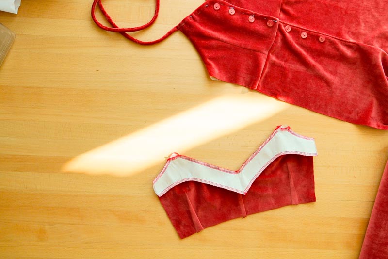 Jak ušít overal - živůtek zadního dílu