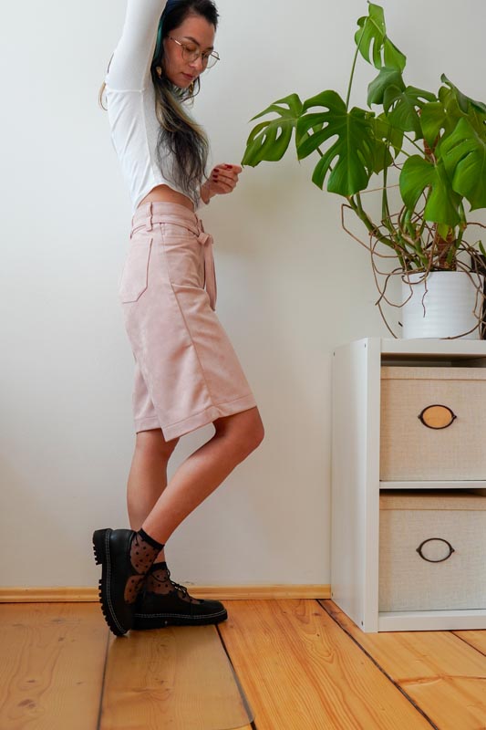 Střih a návod na šití - elegantní dámské šortky