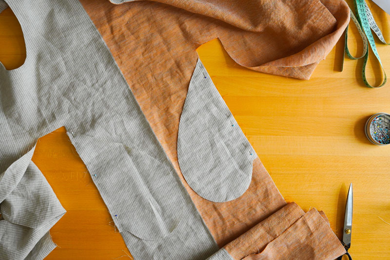 Střih a návod jak ušít pohodlné dámské šaty - kapsy