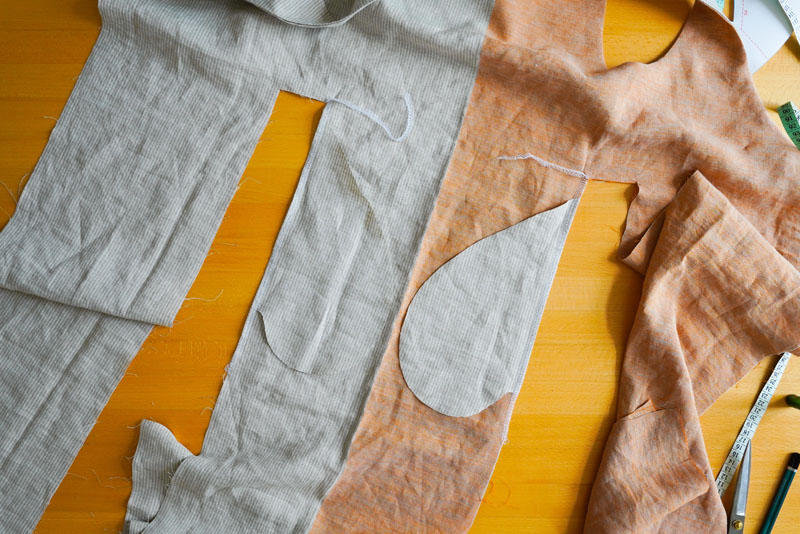 Střih a návod jak ušít pohodlné dámské šaty - vsadky