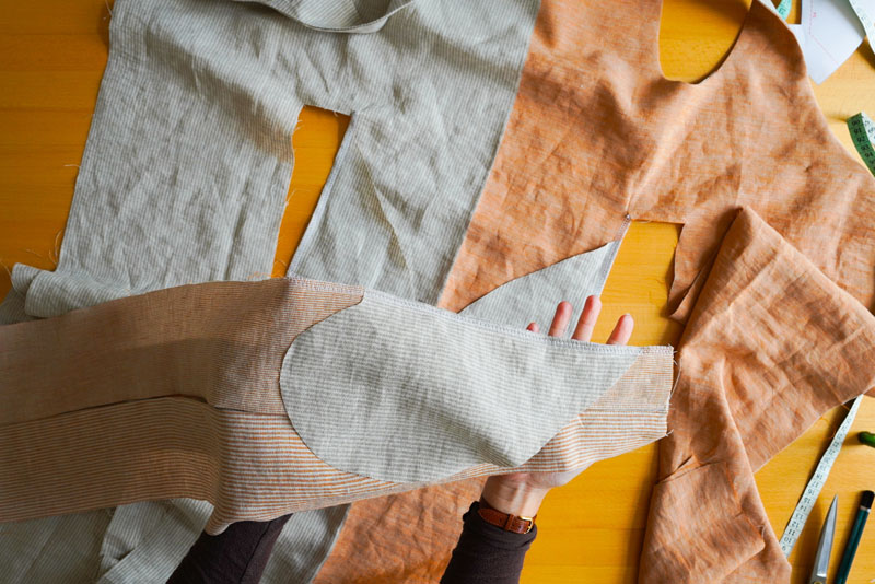 Střih a návod jak ušít pohodlné dámské šaty - vsadky