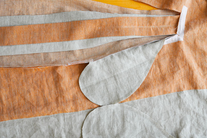 Střih a návod jak ušít pohodlné dámské šaty - vsadky