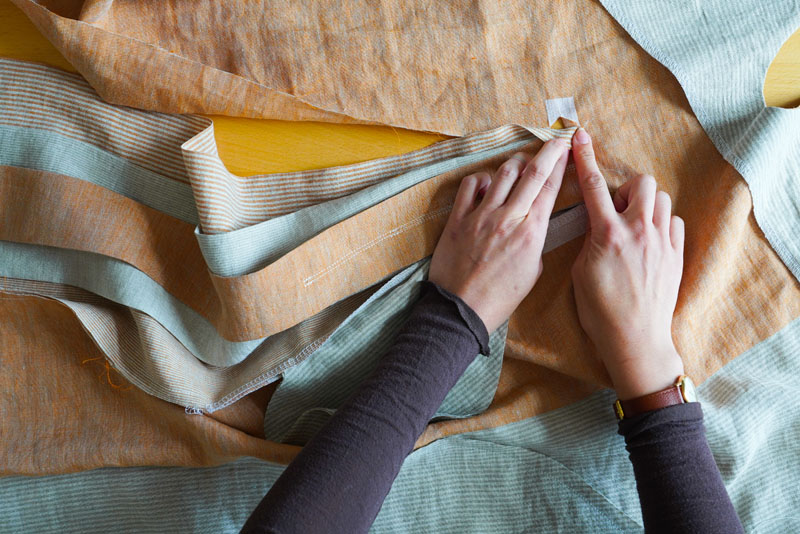 Střih a návod jak ušít pohodlné dámské šaty - vsadky