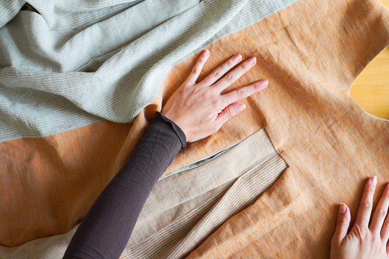 Střih a návod jak ušít pohodlné dámské šaty - vsadky