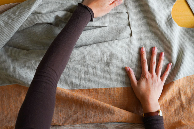 Střih a návod jak ušít pohodlné dámské šaty - vsadky