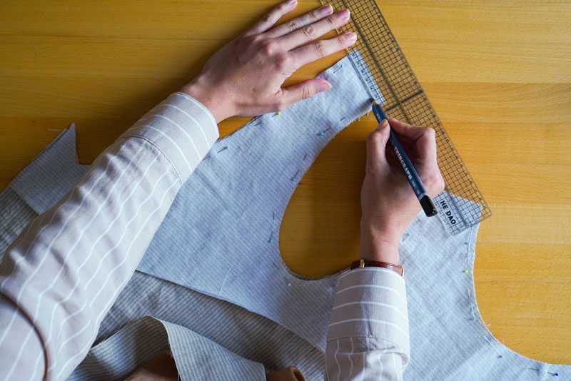 Střih a návod jak ušít pohodlné dámské šaty - podsádka