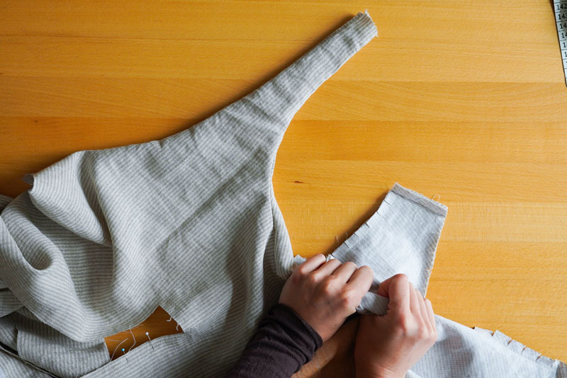 Střih a návod jak ušít pohodlné dámské šaty - podsádka