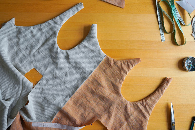 Střih a návod jak ušít pohodlné dámské šaty - podsádka