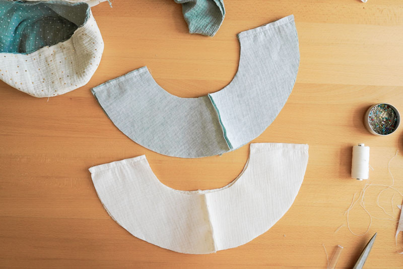 Střih a podrobný foto návod jak ušít oboustranný klobouk