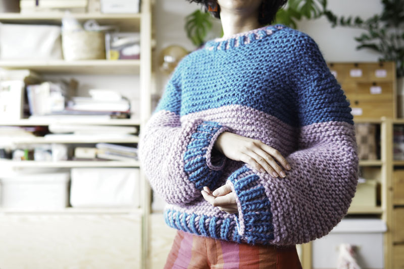 Podrobný návod jak uplést dámský svetr - pletení vhodné i pro začátečníky