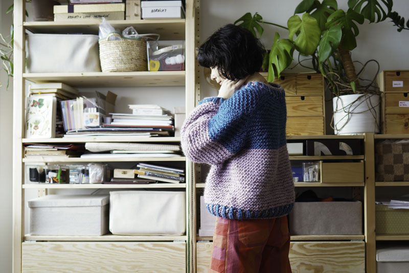 Jednoduchý návod na pletení - dámský teplý a tlustý svetr