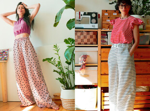 Jak ušít pohodlné dámské letní kalhoty UNWIND (+ střih ve vel. 32–60)