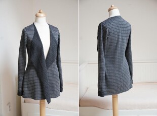 Super jednoduchý návod na dámský cardigan RAW EDGE (+ střih)