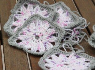 Návod na háčkování - čtverec - granny square - slunce