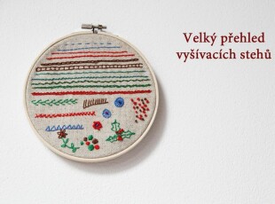 Přehled vyšívacích stehů a k nim návody