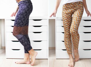 Střih a návod na dámské legíny - 4 varianty