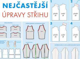 Nejčastější úpravy střihu - průvodce jednoduchými změnami