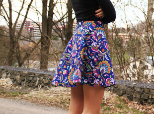 Střih na dámskou sukni + návod jak ušít sukni