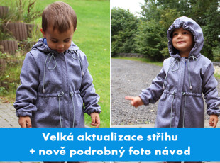 Jak ušít dětskou bundu HELLO BUDDY (foto a video návod + střih)