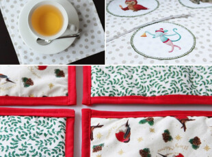 Jednoduché vánoční DIY prostírání