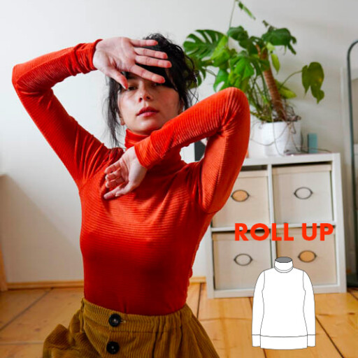 Střih - dámský rolák ROLL UP (velikosti 32–60)