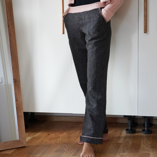 Střih - dámské volné kalhoty do nápletu LOOSE (velikosti 32–60)