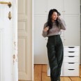 Střih - dámské manšestrové kalhoty CORD (velikosti 32–60)