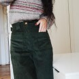 Střih - dámské manšestrové kalhoty CORD (velikosti 32–60)