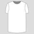 Střih - jednoduché pánské tričko BASIC, krátký rukáv (velikosti 44–66)