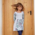 Střih - jednoduché dětské šaty FLÓRA (velikost 80–164)