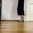 Návod na dámské pletené ponožky STRIPE (velikost 38)