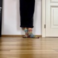 Návod na dámské pletené ponožky STRIPE (velikost 38)