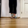 Návod na dámské pletené ponožky STRIPE (velikost 38)