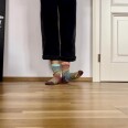 Návod na dámské pletené ponožky STRIPE (velikost 38)