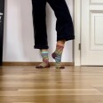 Návod na dámské pletené ponožky STRIPE (velikost 38)