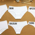 Střih na dámské kalhotky (basic, bikini, hipster, boxerky, brazilky, tanga)