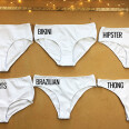 Střih na dámské kalhotky (basic, bikini, hipster, boxerky, brazilky, tanga)