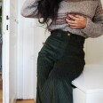 Střih - dámské manšestrové kalhoty CORD (velikosti 32–60)