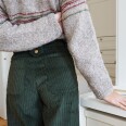 Střih - dámské manšestrové kalhoty CORD (velikosti 32–60)