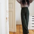 Střih - dámské manšestrové kalhoty CORD (velikosti 32–60)